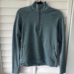 Women’s Blue Quarter-Zip (Nylan/wool blend)